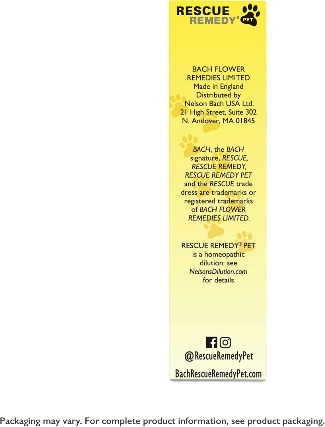 Bach Rescue Remedy Pet Drops