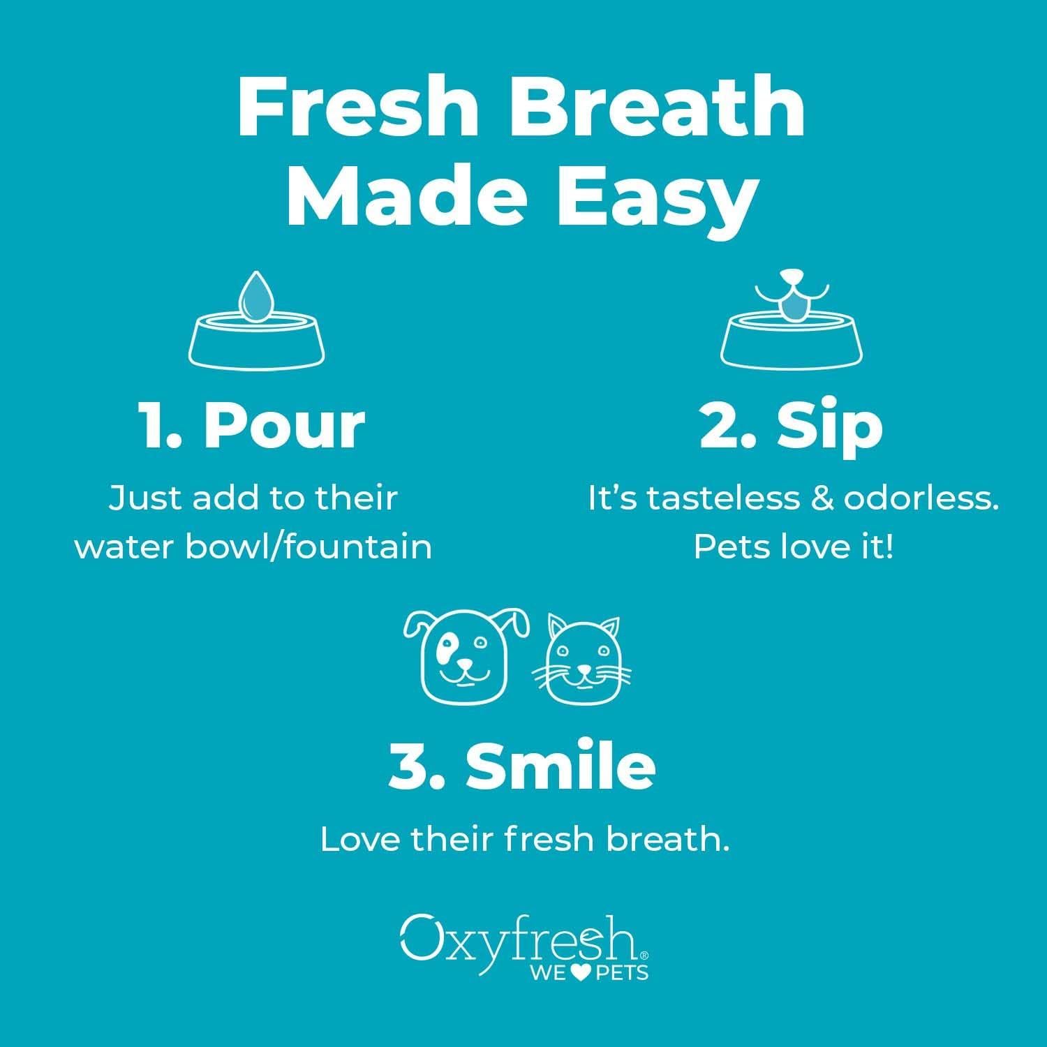 Oxyfresh Premium Pet Dental Water Additive