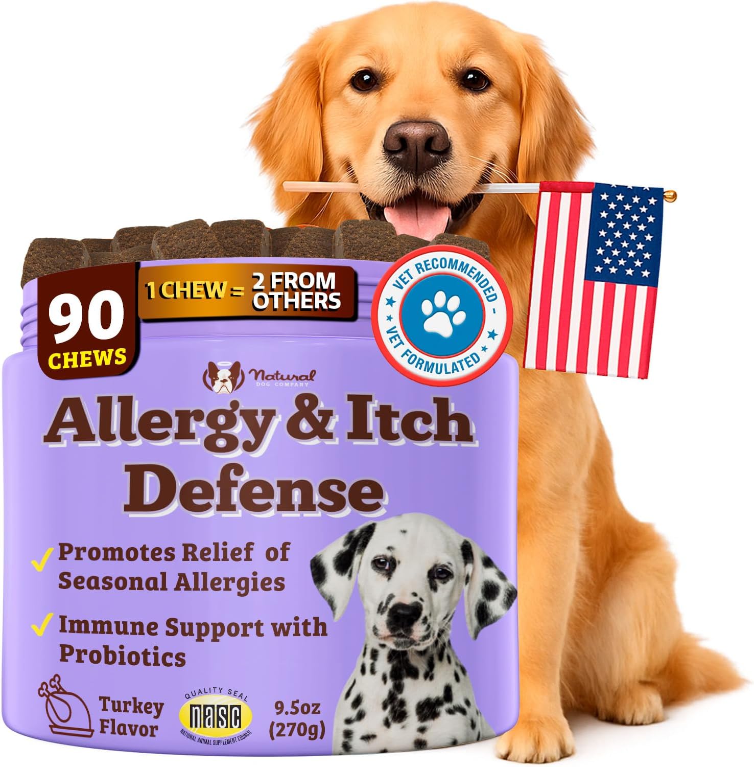 Natural Dog Company Allergy & Itch Defense