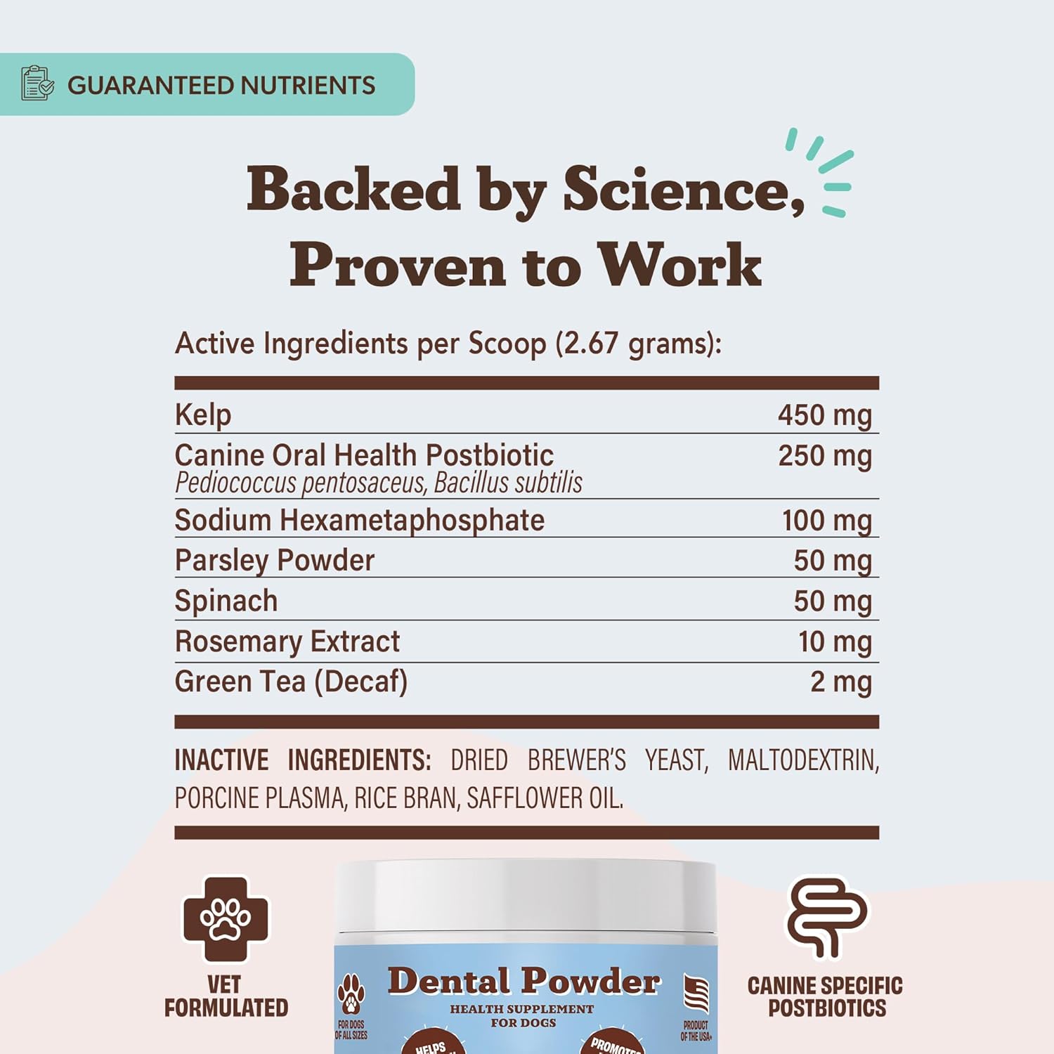 Natural Dog Company Dental Powder