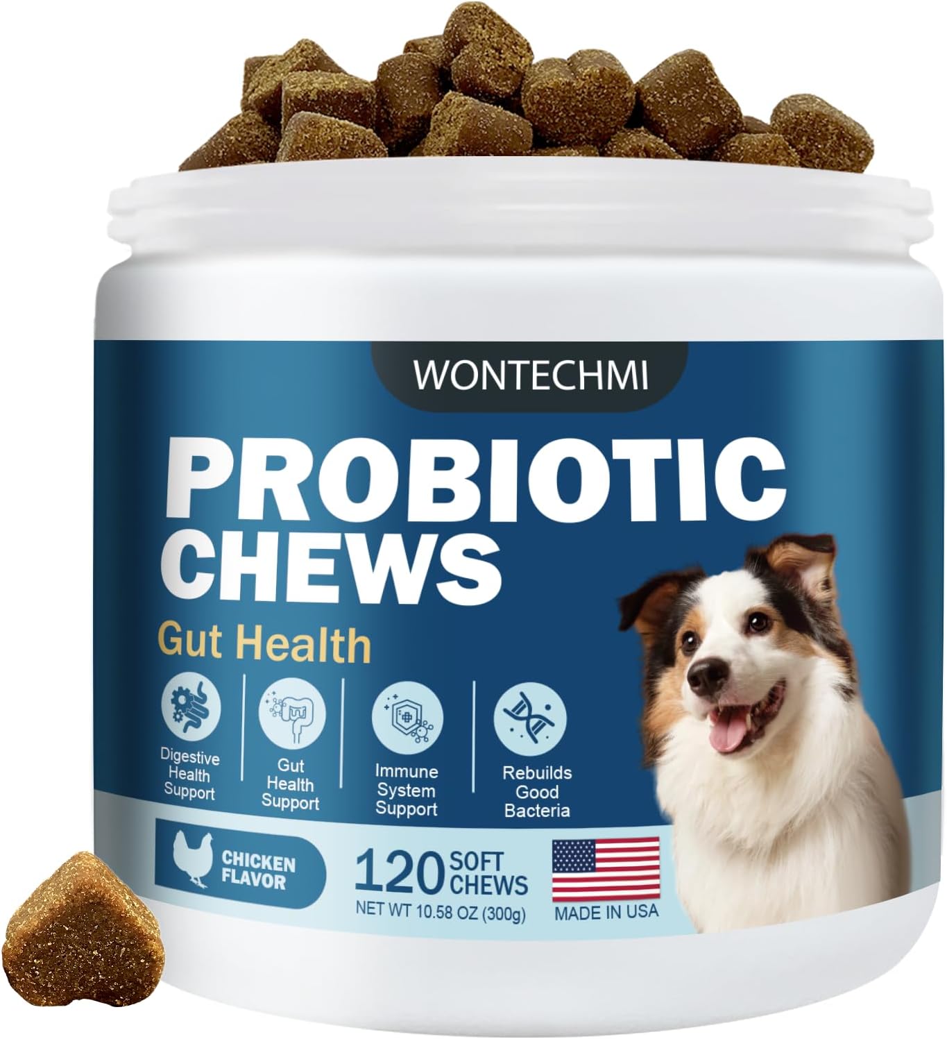 WONTECHMI Probiotics for Dogs