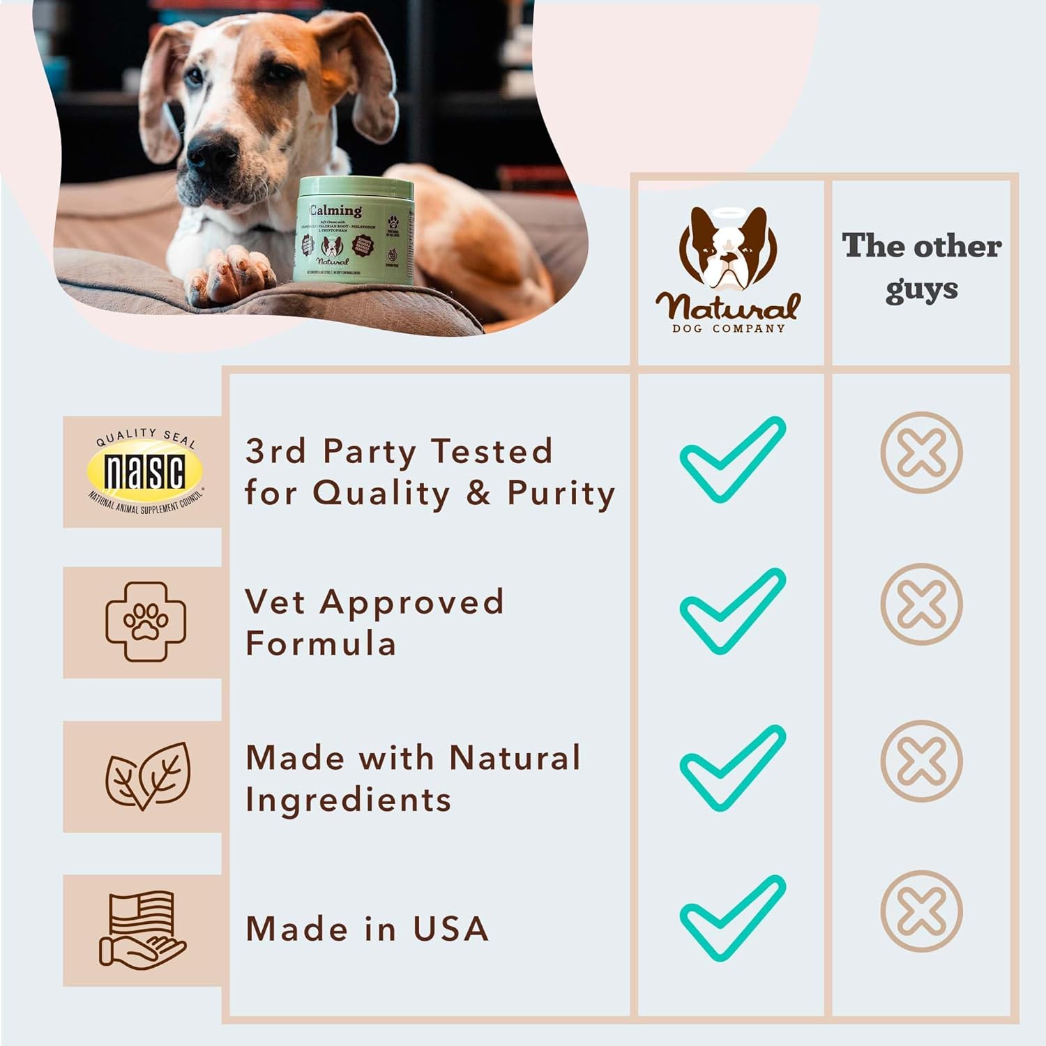Natural Dog Company Calming Supplement