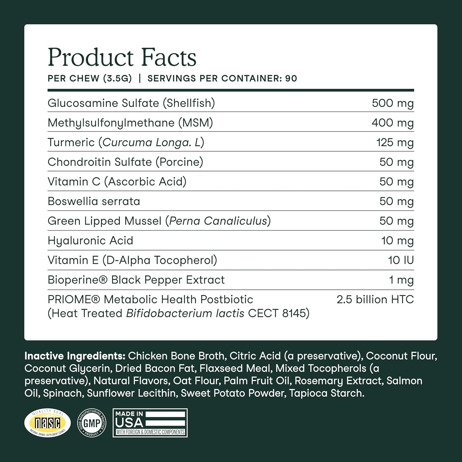 Fera Hip + Joint Chews