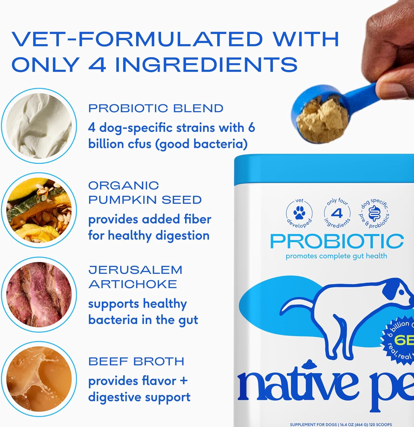Native Pet Probiotic Powder