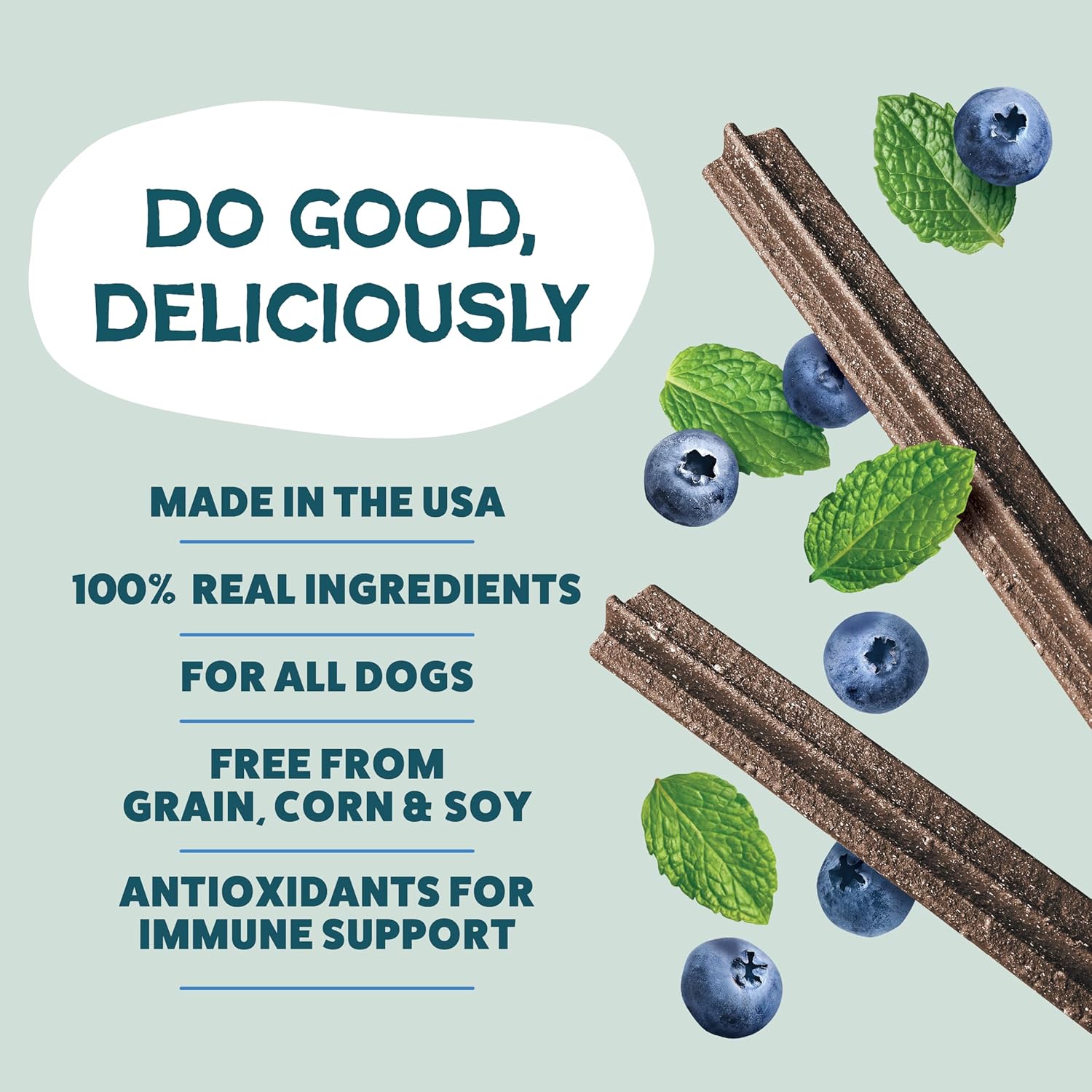 Shameless Pets Blueberry & Mint Dental Chews