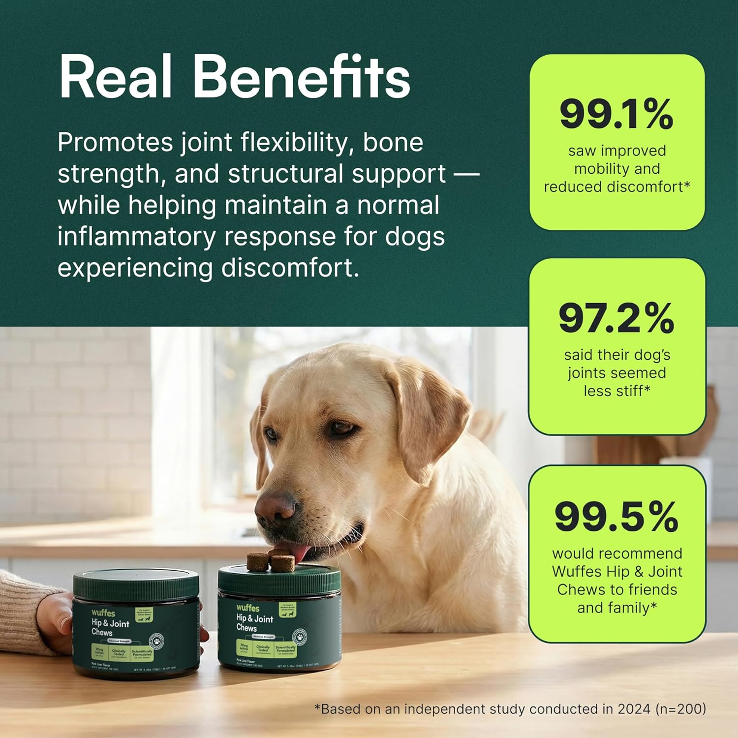 Wuffes Hip & Joint for Large Dogs