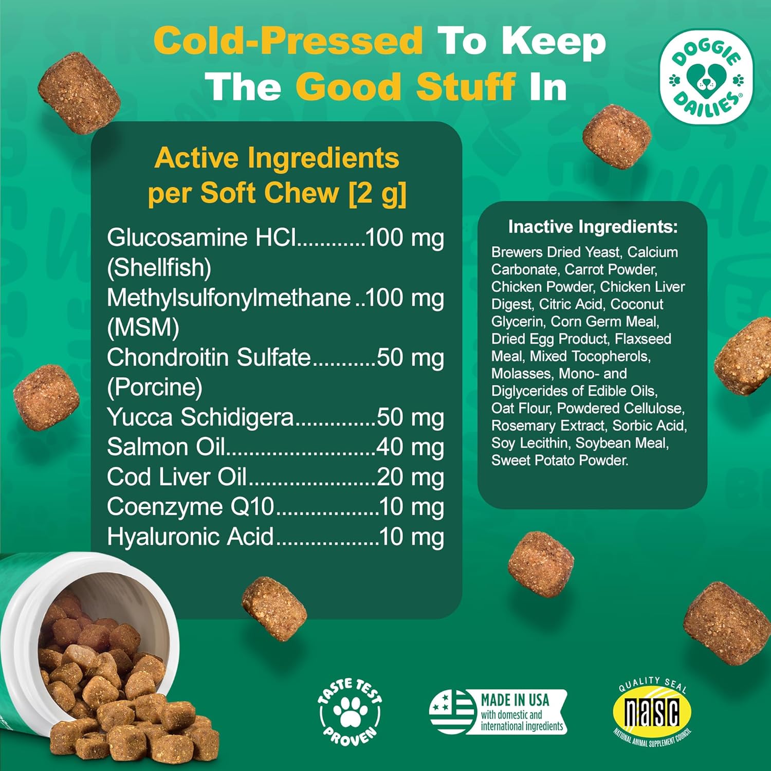 Doggie Dailies Hip & Joint Chews